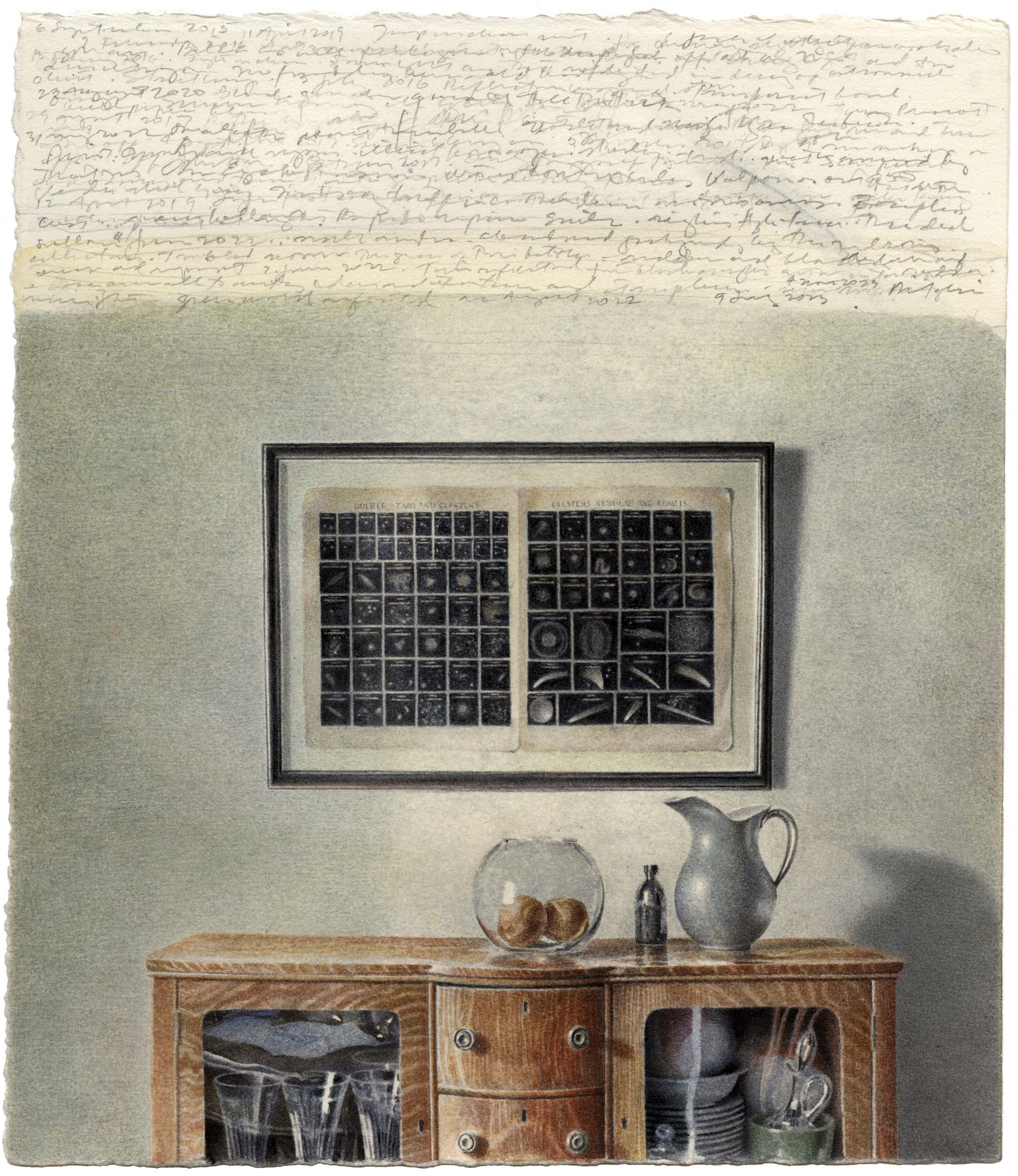 Astronomical Chart with Bowl of Oranges, 2015-2023 image