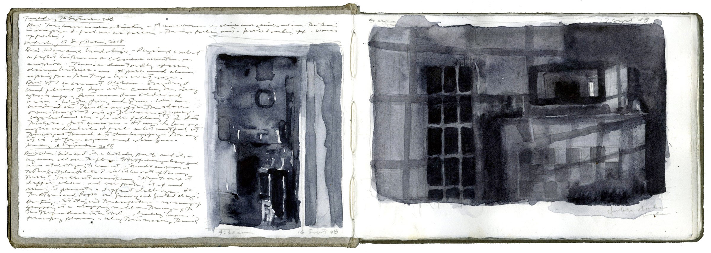 Study for Kitchen with Reflections, 17 September 2008 image