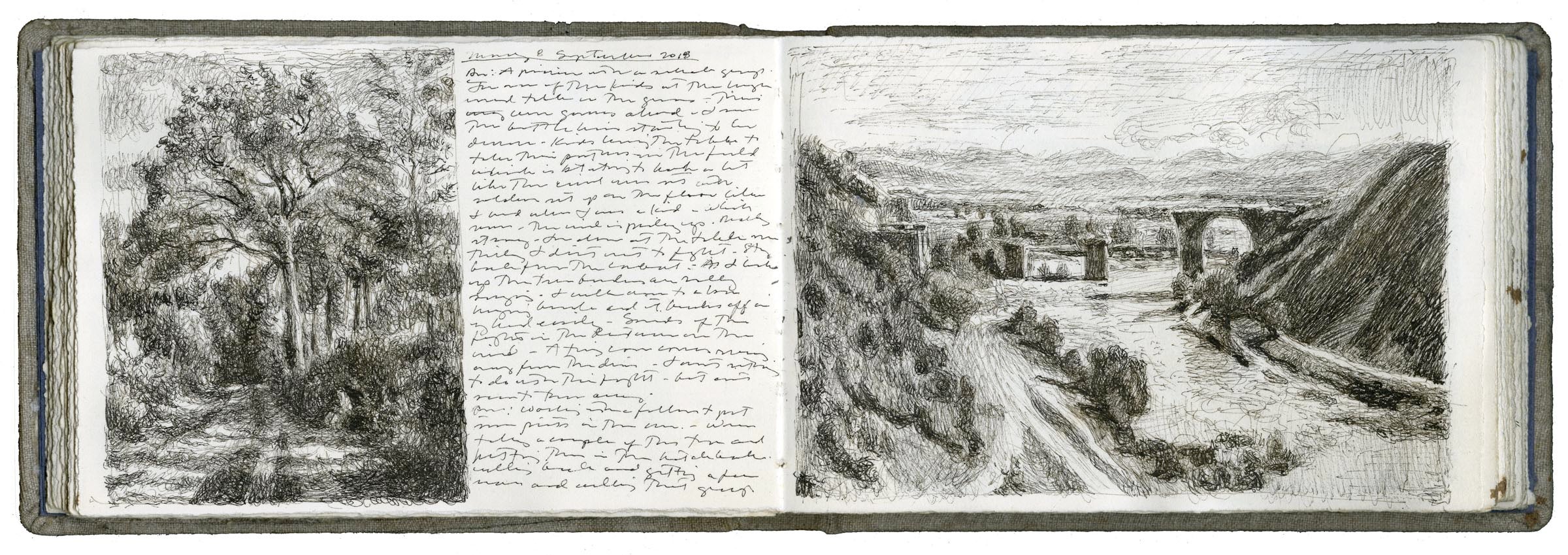 Studies after paintings by Camille Corot, 8 September 2018 image