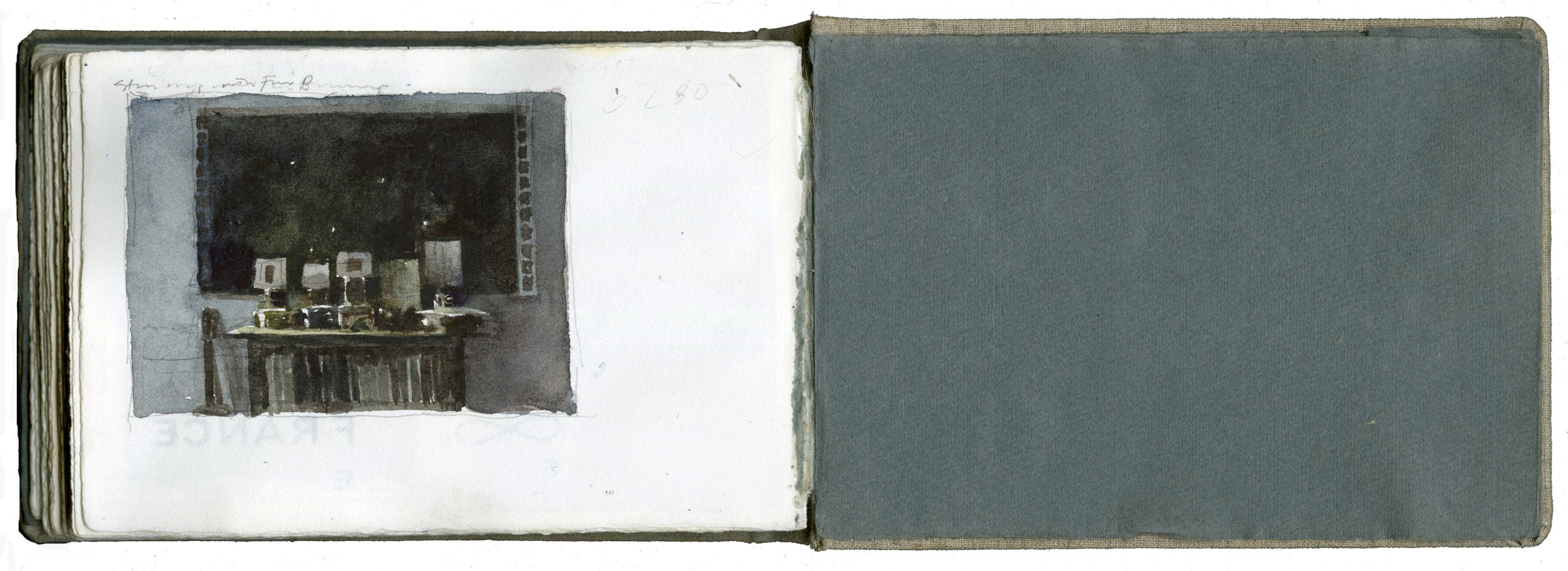Study for Star Map with Five Drawings I, 17 July 2014 image