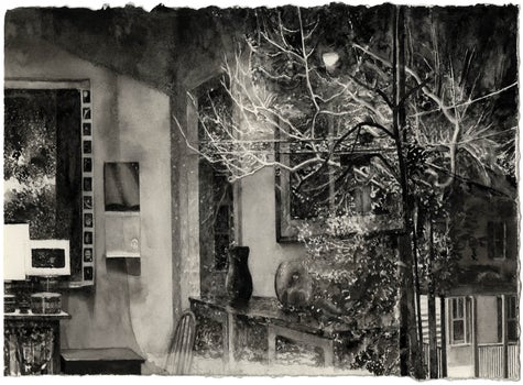 This drawing will be featured in the exhibition, Charles Ritchie: Drawings from a Room, Kathryn Markel Fine Arts, 179 10th Avenue, New York, NY, 14 May - 20 June 2026. 
Opening Thursday 21 May 2026, 6 - 8 pm
