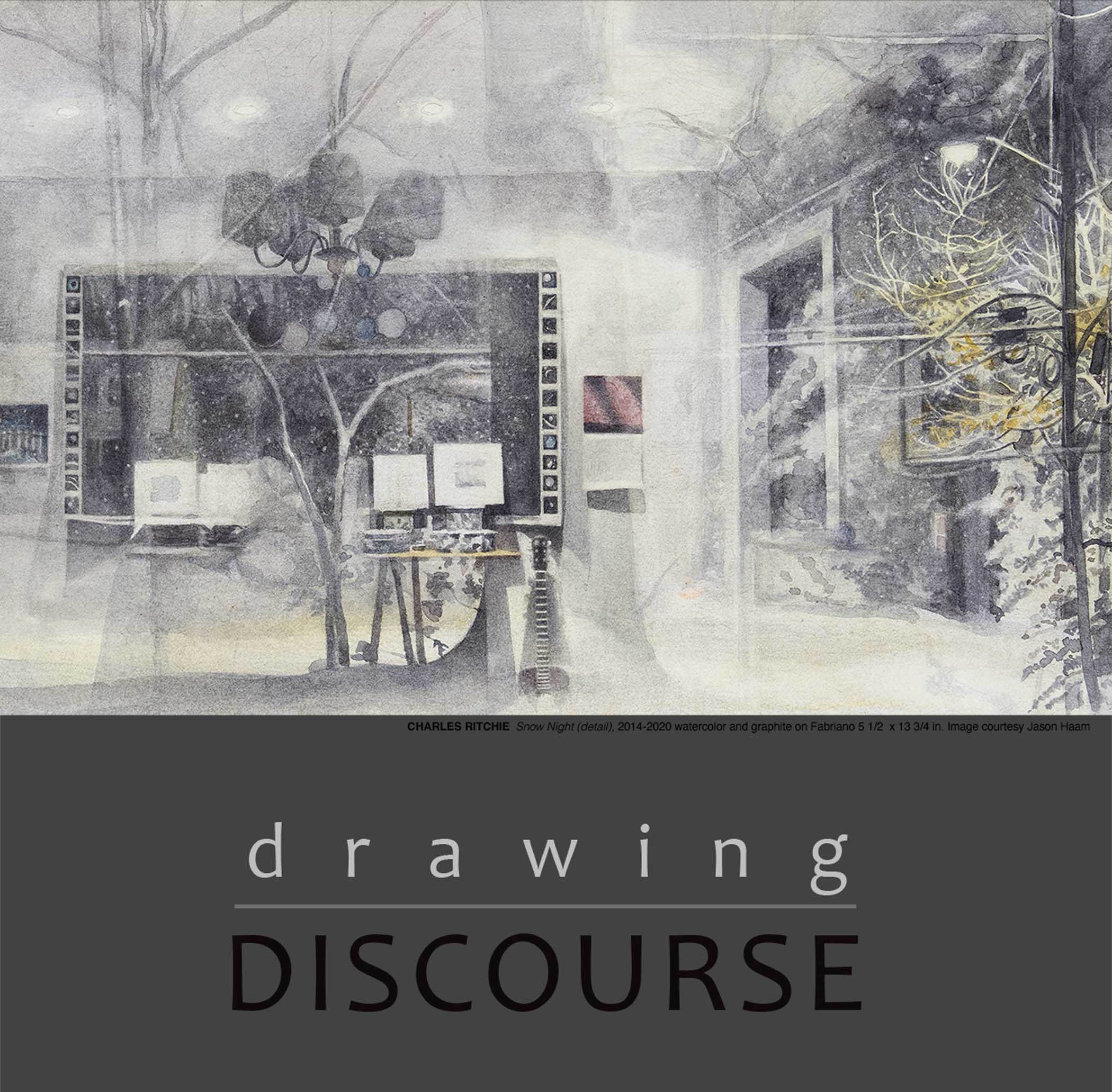 Drawing Discourse 14, University of North Carolina Asheville's juried international exhibition featuring juror Charles Ritchie image