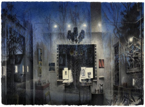 watercolor, graphite, pen and ink, and acrylic on Fabriano paper