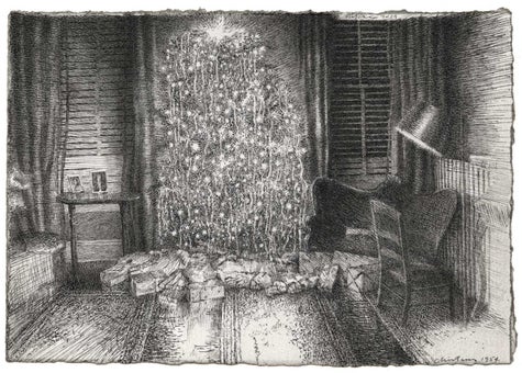 pen and ink and graphite on Fabriano paper