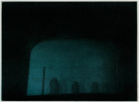 mezzotint, spitbite aquatint, etching, and drypoint on Rives BFK paper
image: 5 x 4 1/8 inches, sheet: 15 x 11 1/2 inches, frame: 18 x 14 1/2 inches