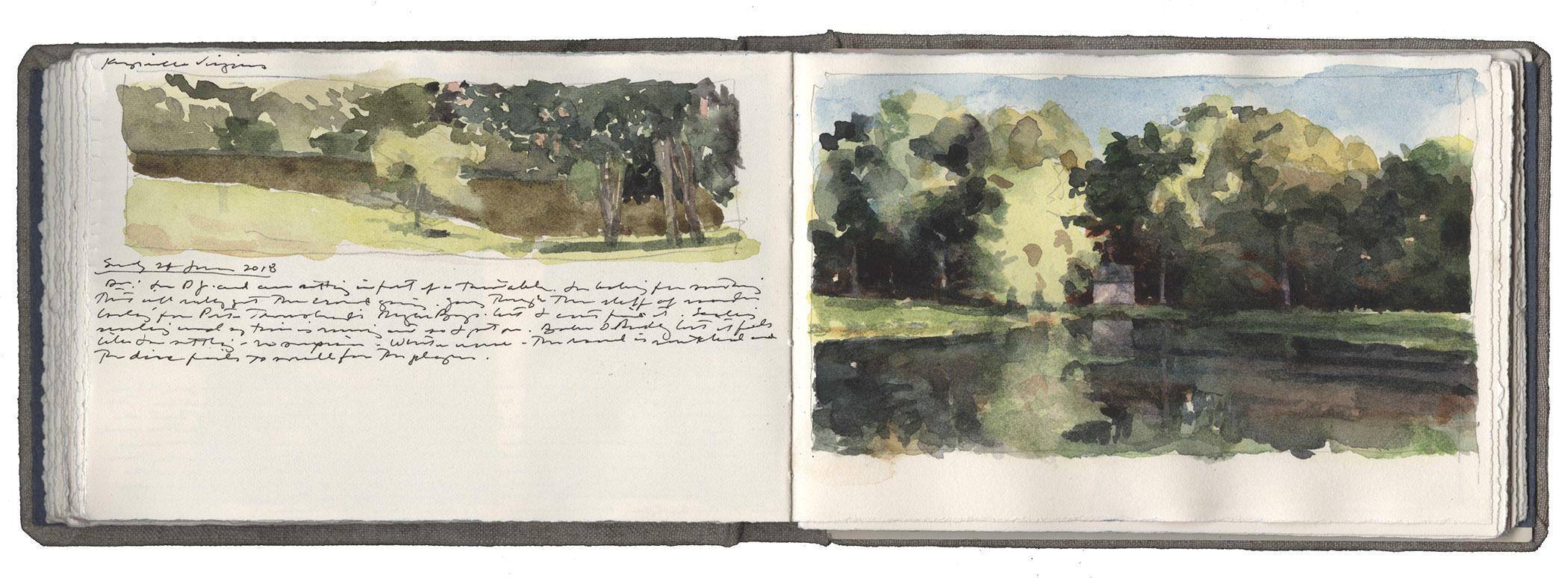 Two Studies of a Pond image