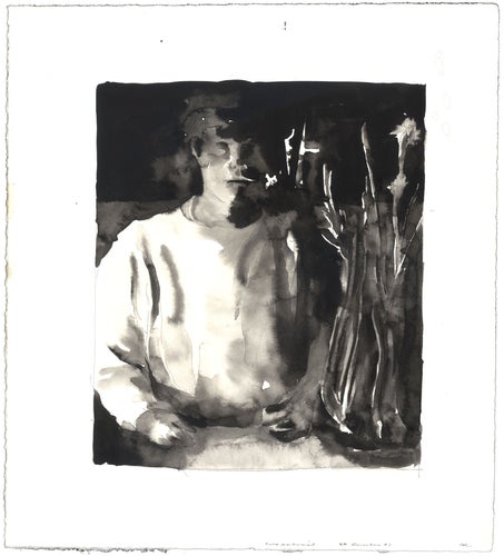 Large Self-Portrait with Paper Whites image
