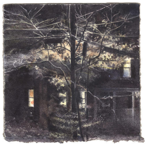 Three Inch Suite VII: Lamplight and House image