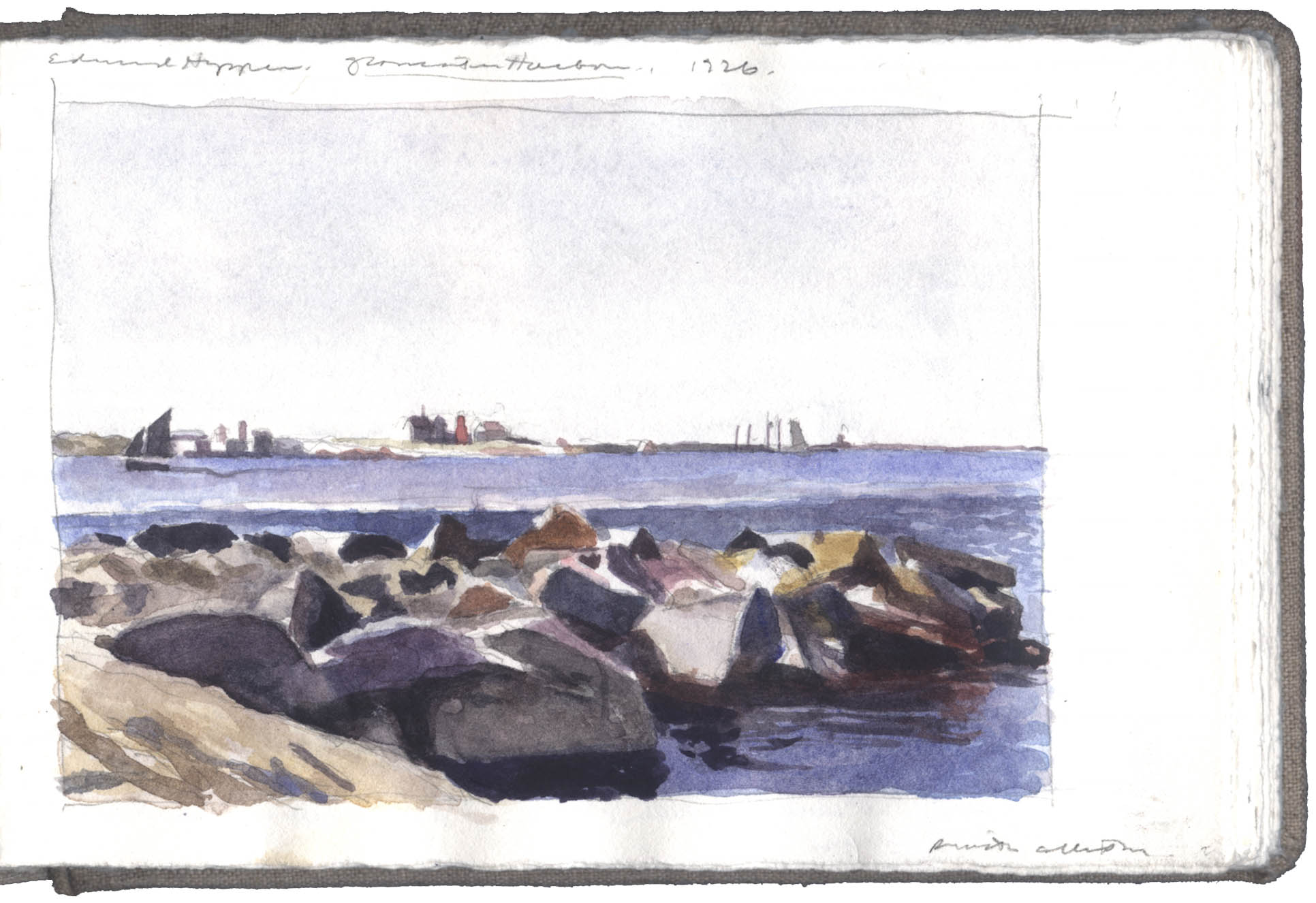 Study after a Watercolor by Edward Hopper image