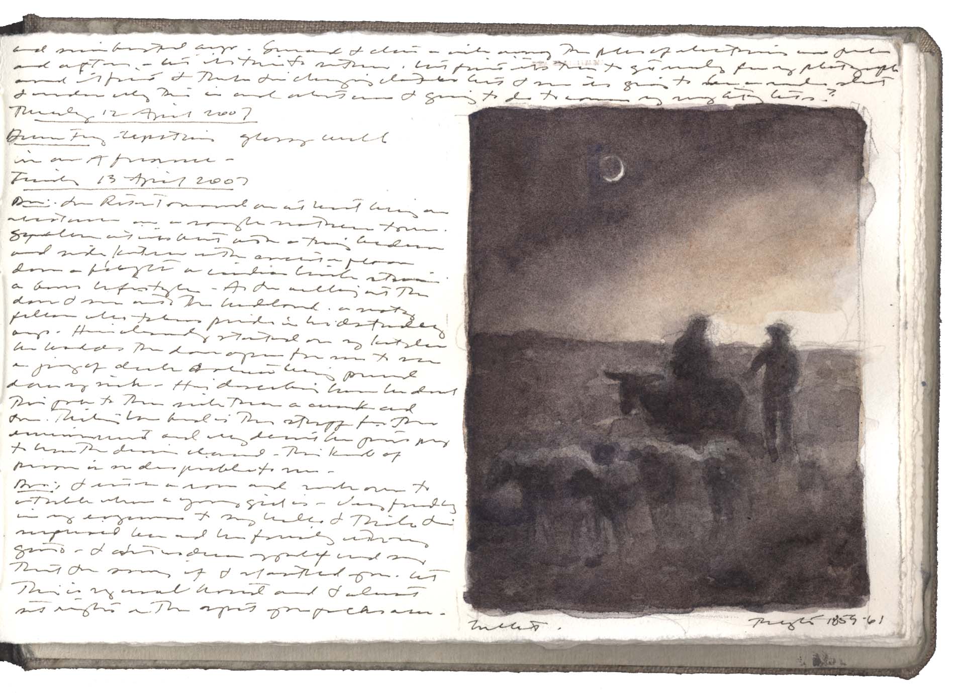 Study after a Drawing by Jean-François Millet image