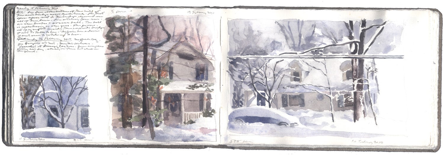 Two pages of Snow Studies image