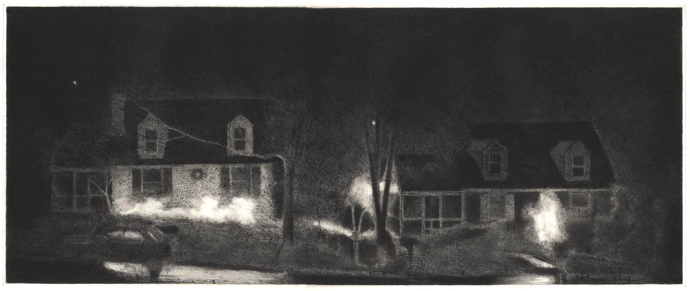 Two Houses: Night image