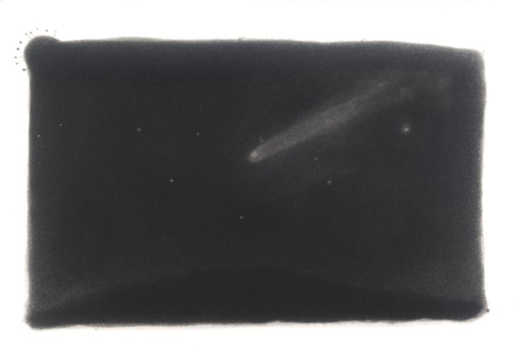 X. Comet image