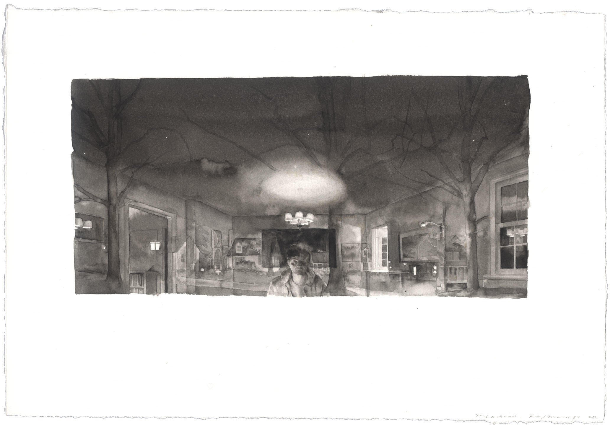 Study for Interior/Exterior: February - March 1987 image
