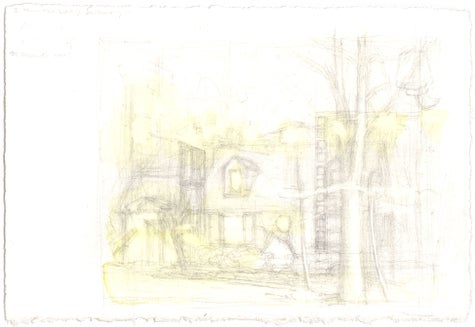 watercolor and graphite on Fabriano paper