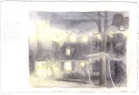 watercolor and graphite on Fabriano paper