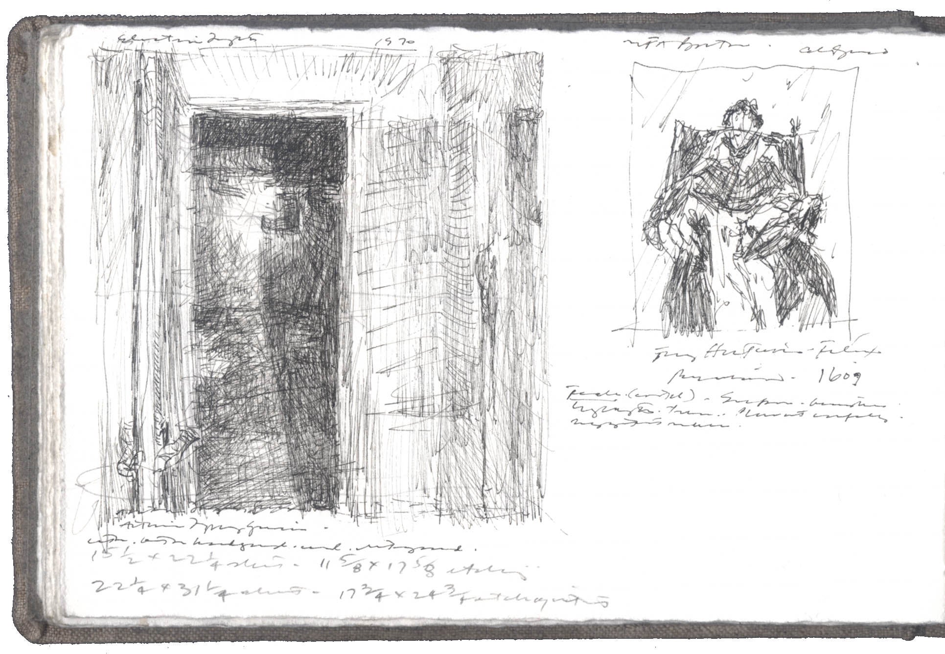 Sketches after works by Garcia-Lopez and El Greco image