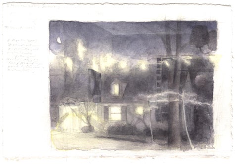 watercolor and graphite on Fabriano paper
