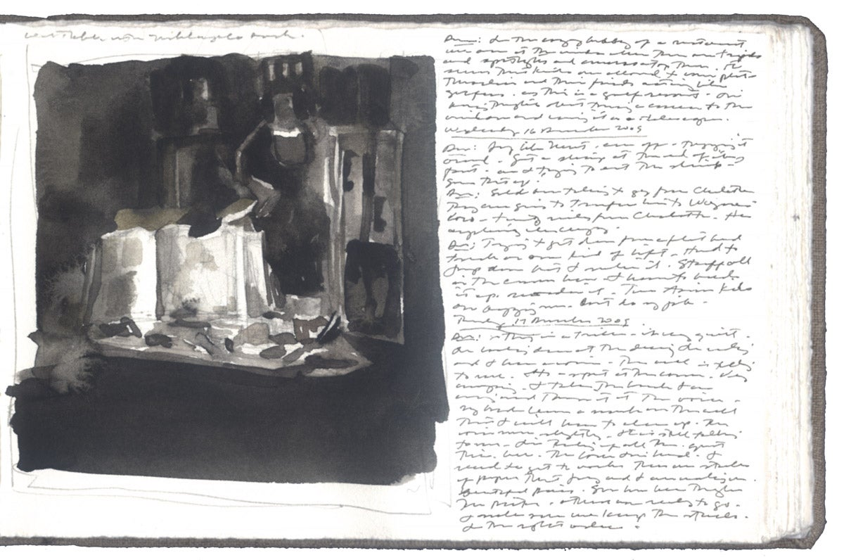 Study for Worktable with Michelangelo Book image