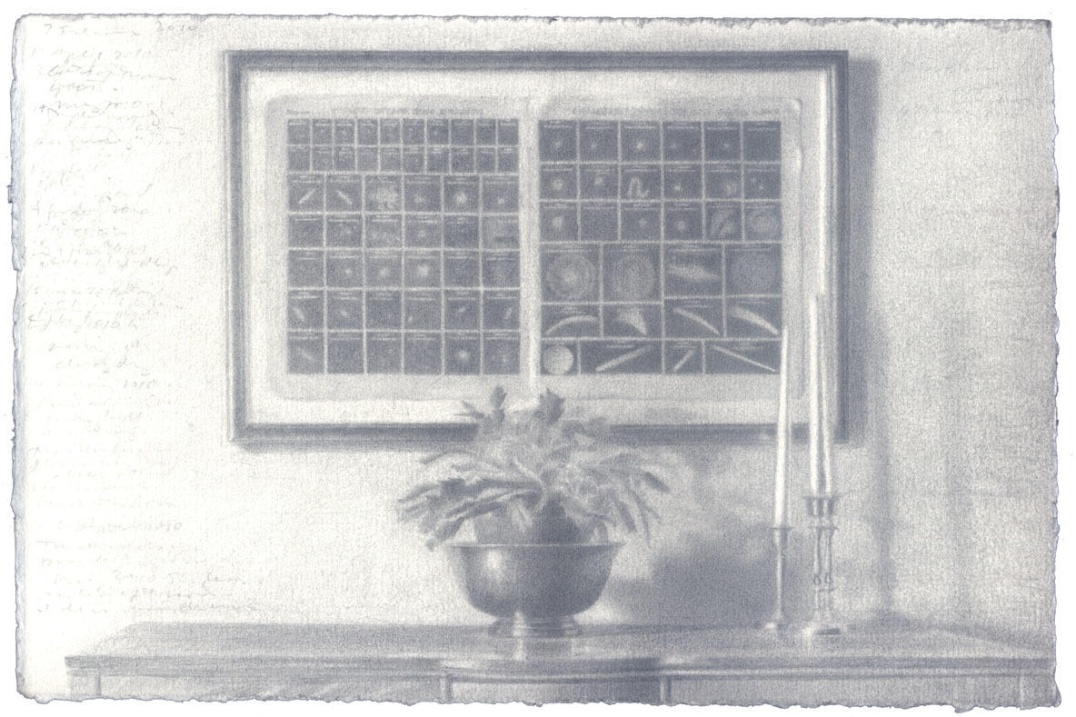 Astronomical Chart, Cactus, and Candles image