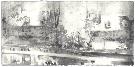 watercolor and graphite on Fabriano paper