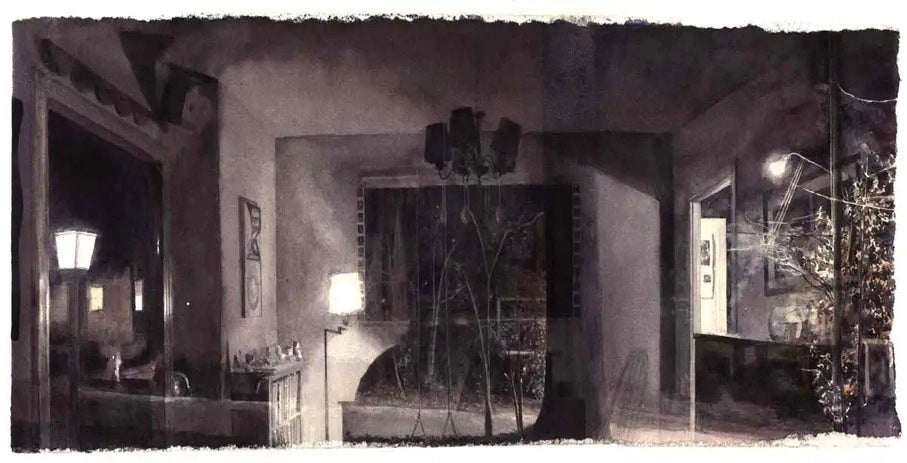 Self-Portrait with Long Night image