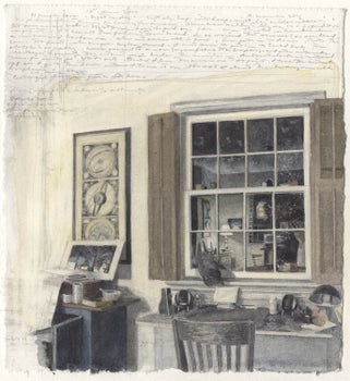 watercolor and graphite on Fabriano paper