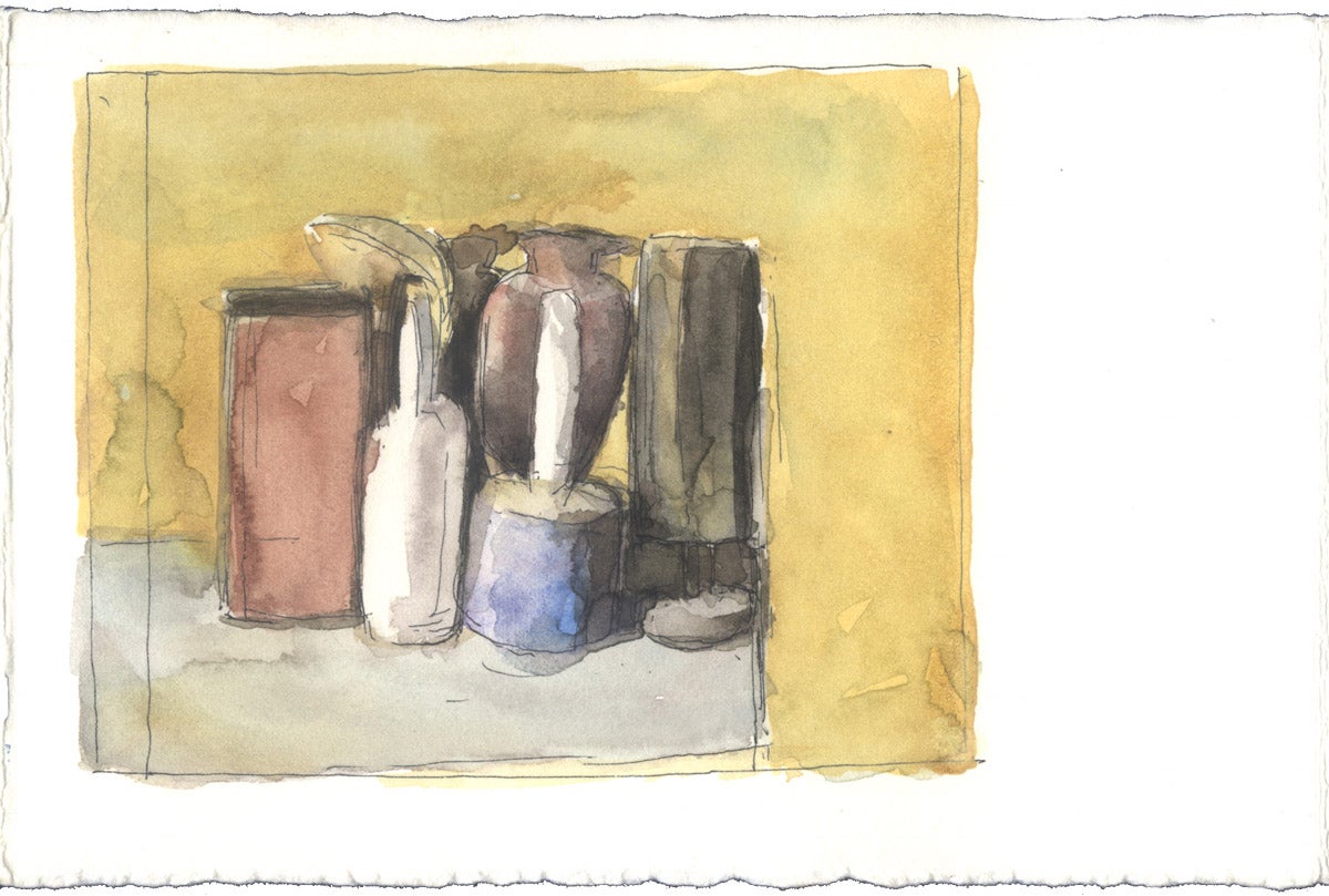 Study after an oil painting by Giorgio Morandi image