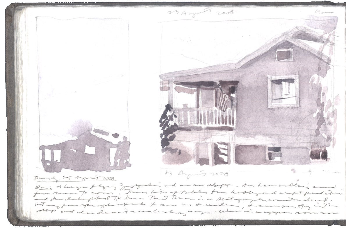 Two Studies of a Beach House image