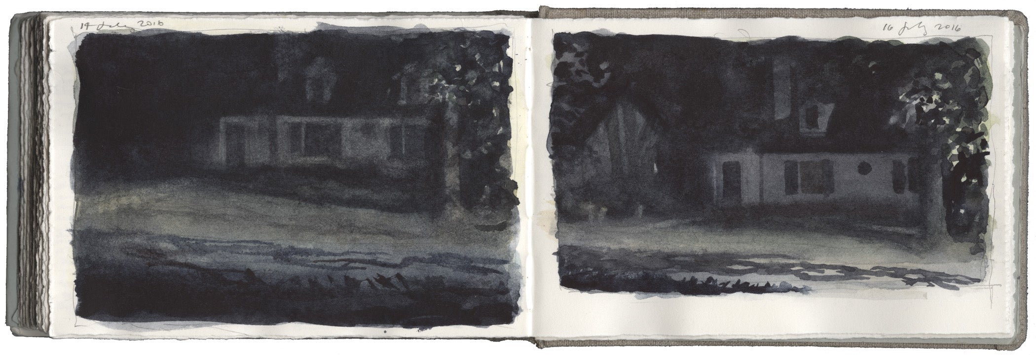 Two Studies of Dark Houses image
